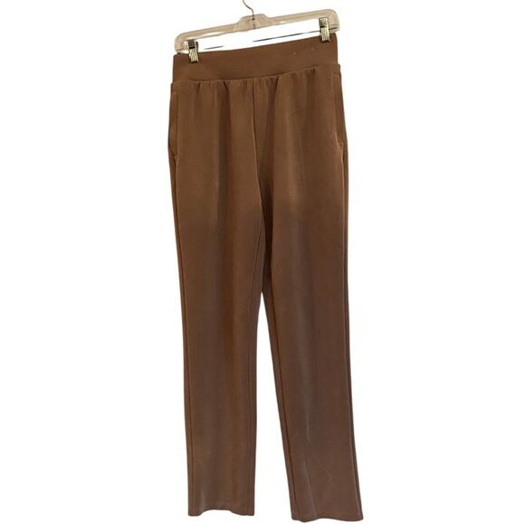 FLX Size S Tan Pull On Slim Leg Pants - Picture 4 of 7